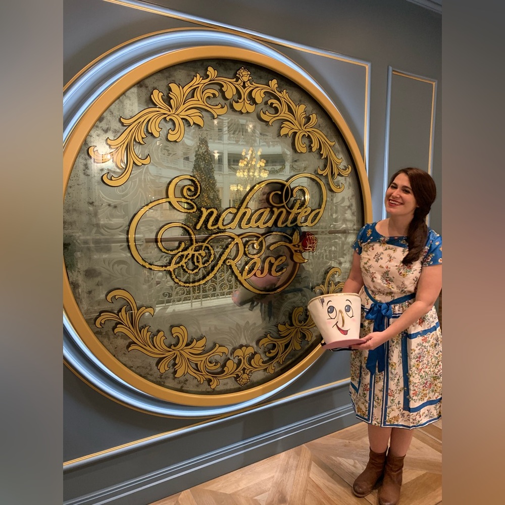 Sunlit Reverie Floral Dress in Blue